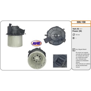 Vent  Abitacolo PEUGEOT 307 AC manuale imp  M Mare