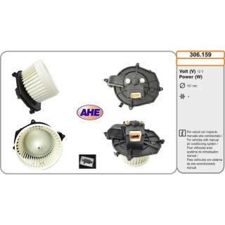 Vent  Ab  CITROEN/PEUGEOT Berlingo/Partner AC manu