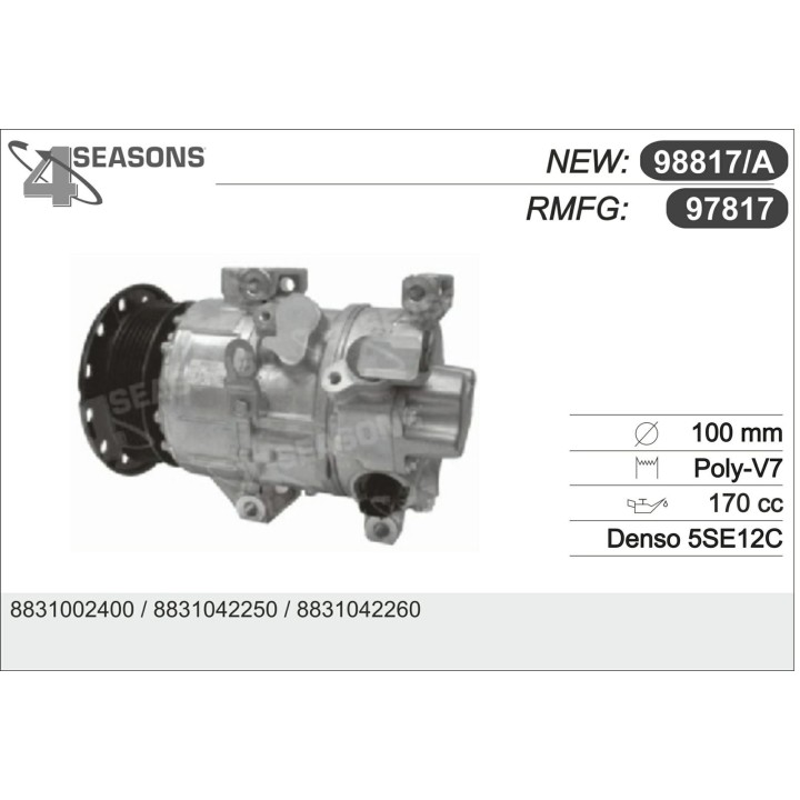 97817  CMP  TOYOTA AURIS 07-