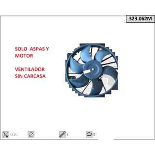 323062M  FAN DACIA Duster 1.5 dCi 11- ASPAS Y MOTOR