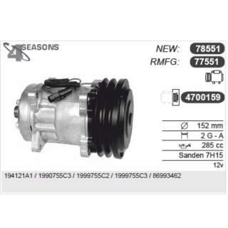 COMPRESSOR NEW CASE MAXXUM / MAGNUM