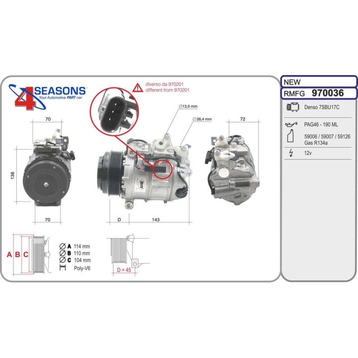 970036  CMP  MERCEDES (S204, S212, W212, CONECTOR  CON  3  PIN