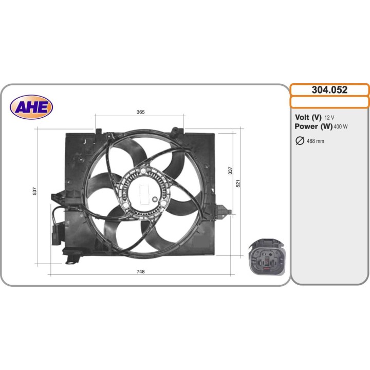 304052  Elett. BMW 5 E60/E61 520/525 12.01-12.10