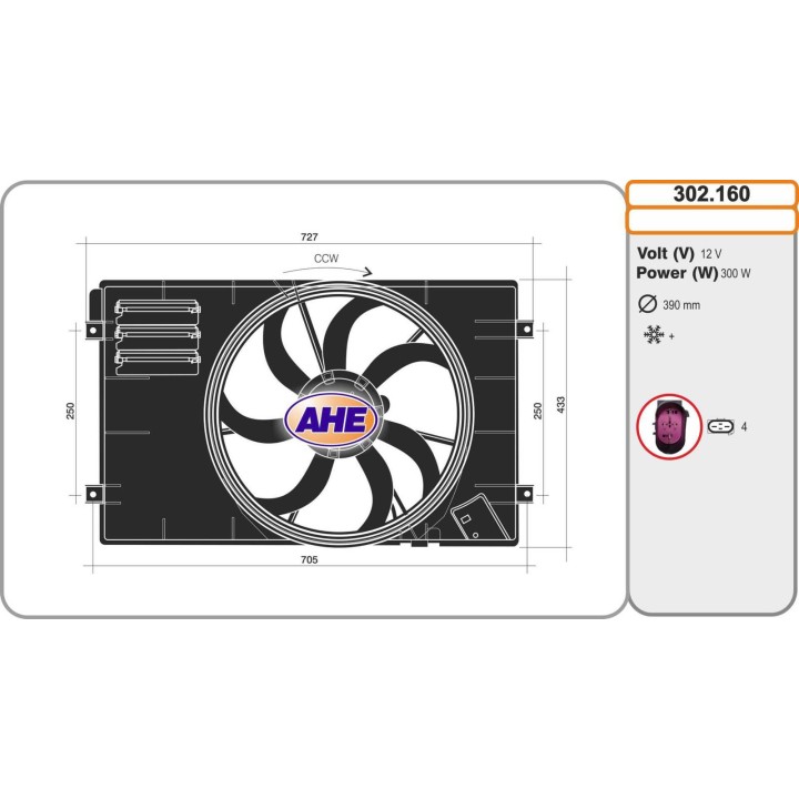 302160  AUDI/SEAT/VW A3/Caddy III/Golf VI/Transporter V 06