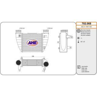 702068  INT AUDI A4 III 2.0TFSi/2.0TDi  04-