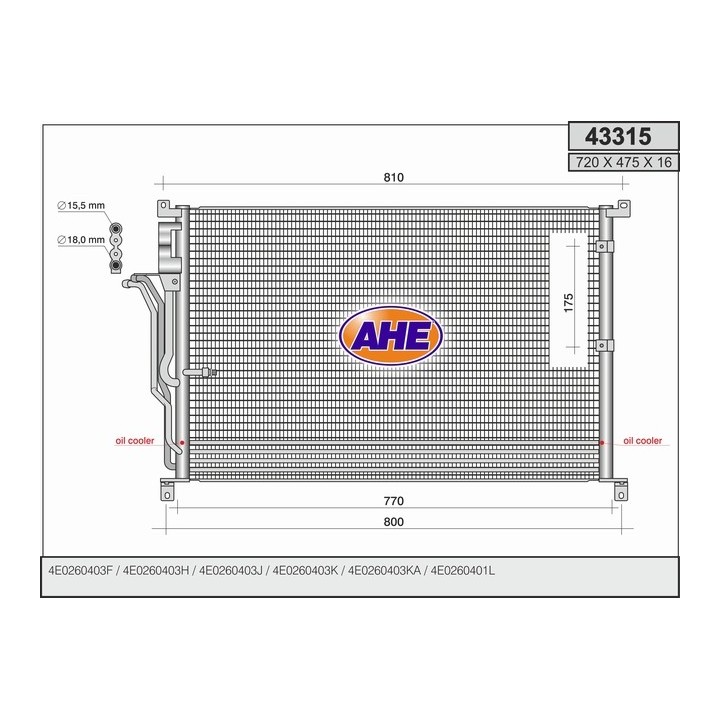 43315  AUDI A8 II 3.0 V6 30V-3.7 V8-4.2 V8 40V-6.0 W12-3.