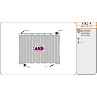 138017 Rad. JAGUAR F-Pace 3.0/3.0D 09.15-12.20