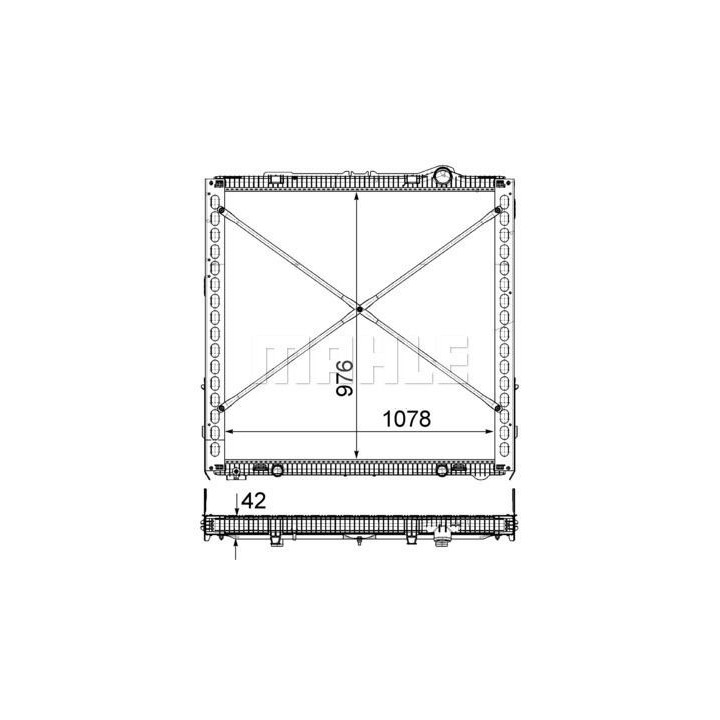 2068318 Adaptable RAD.DAF XF/CF EURO 6  1940146 / 2049369 /1909449
