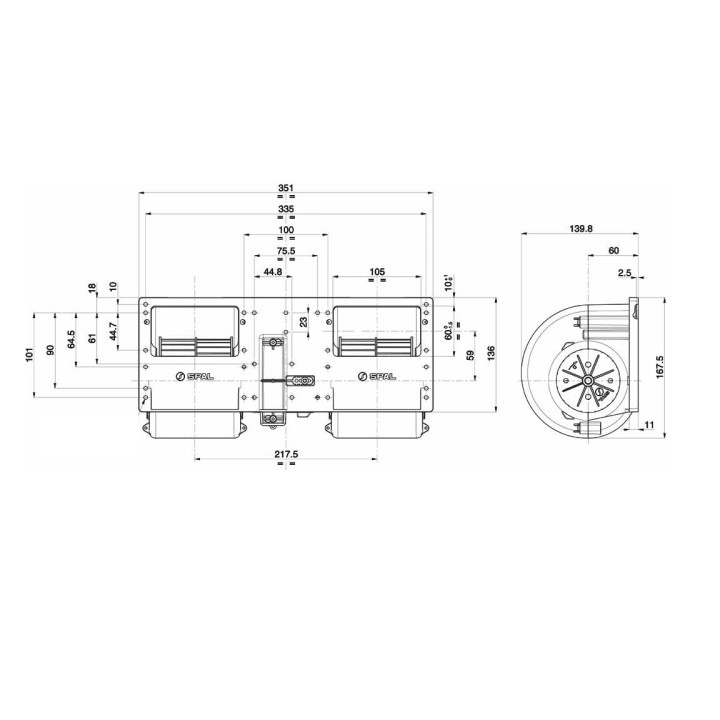 20166203  TURBINA DOBLE 12V