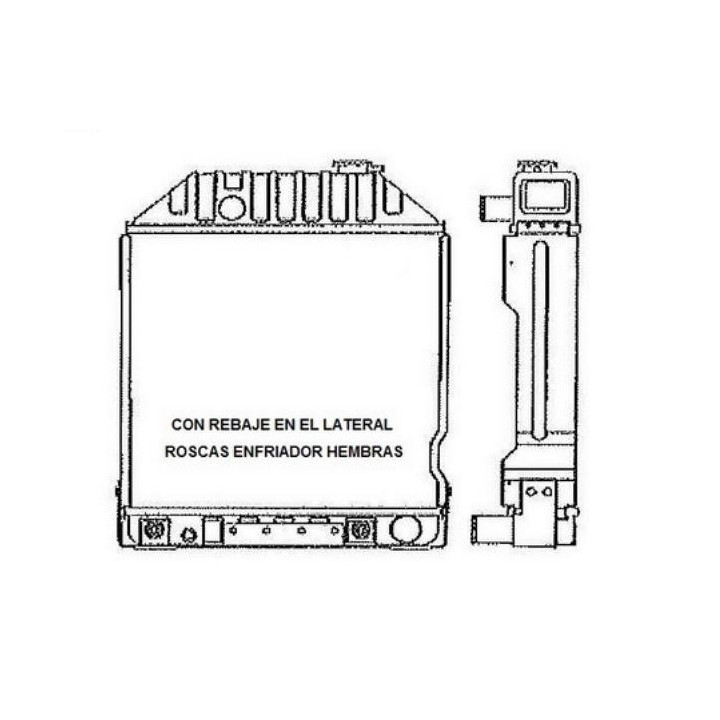 2067022 Adaptable RAD JOHN DEERE 2250/2450