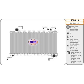 Rad  JAGUAR XE  X760  2 0  /-AC M/AT 09 14-12 19
