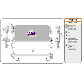 Rad  HYUNDAI/KIA i30/Ceed/ProCeed/Xceed 1 6CRDi AC
