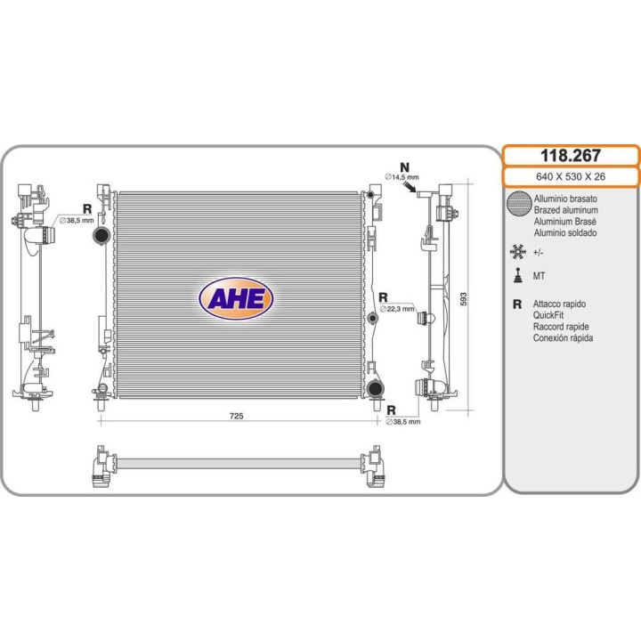 Rad  MERCEDES G/GLE/GLS 300D/350D/400D/450EQ/580EQ
