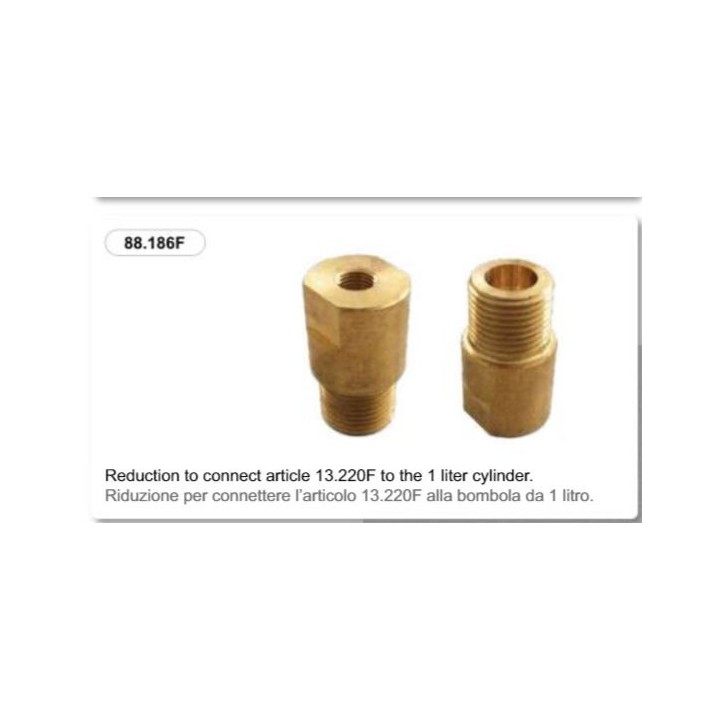 88186F  ADAPTADOR REDUCTOR BOTELLA NITROGENO E HIDROGENO