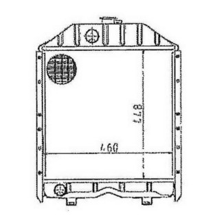 2067002 Adaptable RAD FIAT 640/55 46/60 46