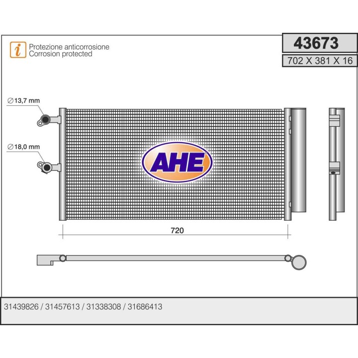 43673  VOLVO XC90 II D4/D5/T5/T6/T8 Hybrid 09.14-