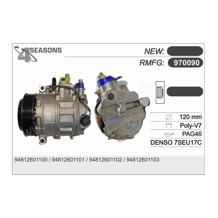 970090  CMP  PORSCHE Cayenne/Panamera 4.5/4.8 02-