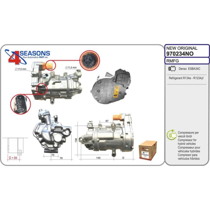 Cmp New OE MERCEDES Classe B/CLA/B/E/GLA/Sprinter