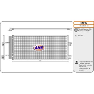 Cond  OPEL Adam/Corsa E 1 0/1 3CDTi/1 4/1 6 AT 07 