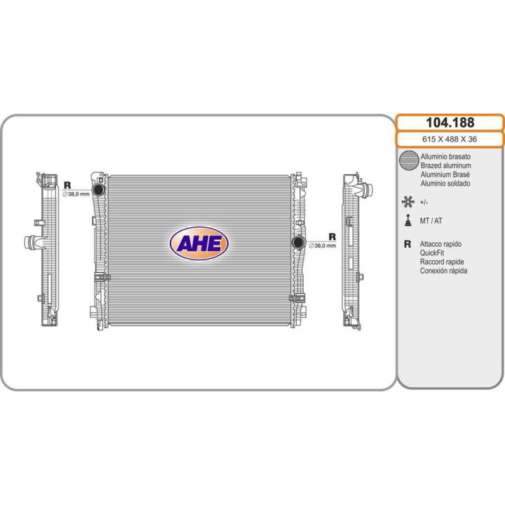 Rad  BMW 330/M340/430/M440/Z4 20/Z4 30  /-AC M/AT 