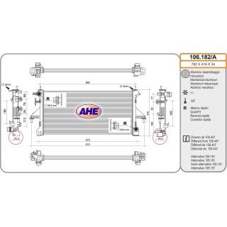 106182/A  Rad. CITROEN/PEUGEOT Jumper/Relay/Boxer 2.0BlueHDI