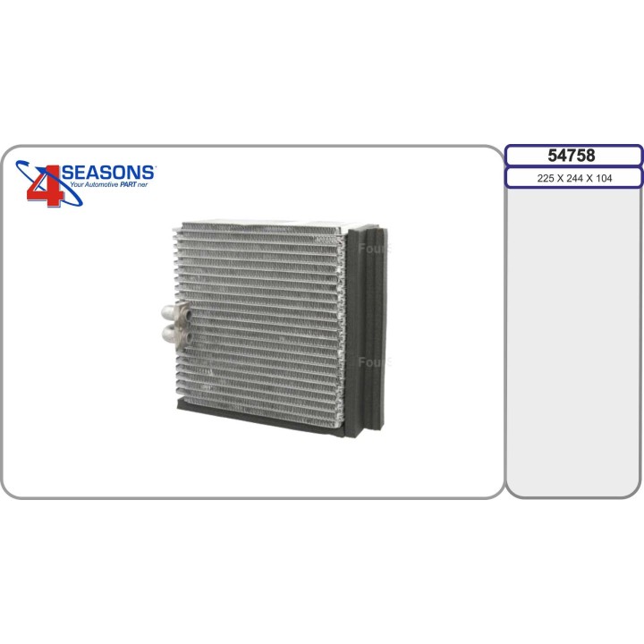 54758  EVAPORATOR TOYOTA CELICA 93-90