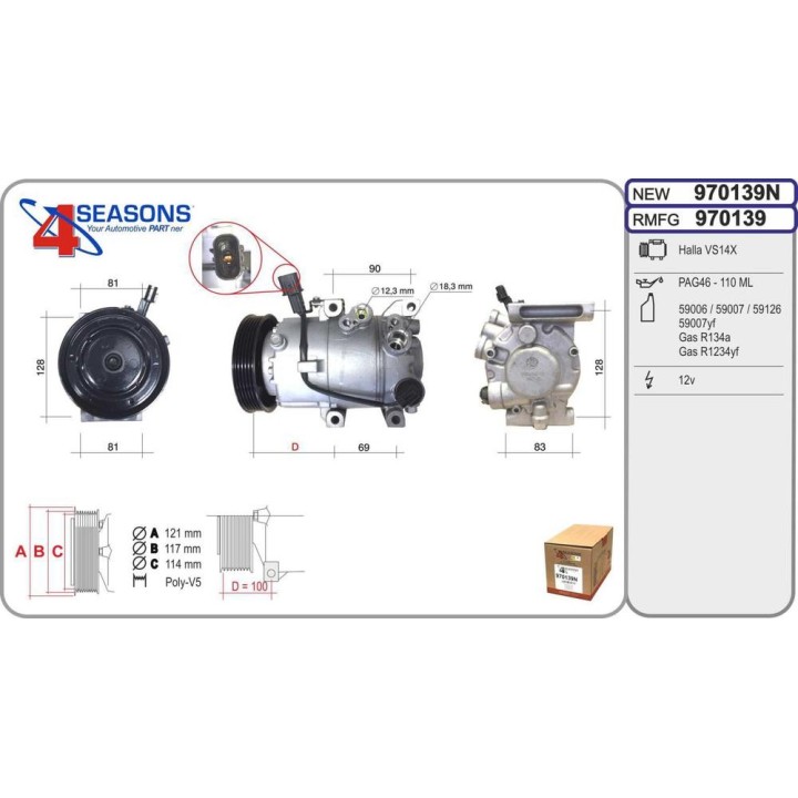 Cmp New HYUNDAI/KIA i30/Cee'd/Pro Cee'd/Soul 1 4CR