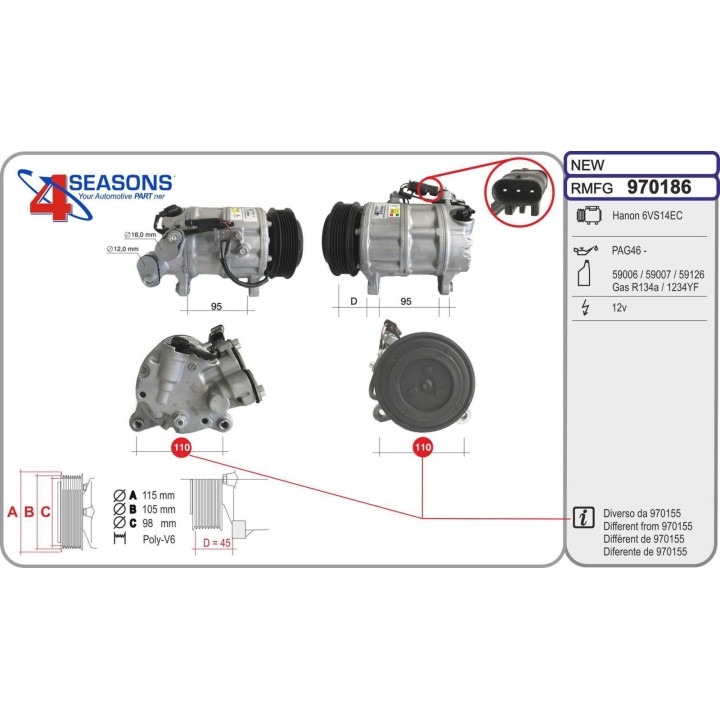 970186  CMP  BMW F39/F46/F48 218/X1 18/X1 20/X1 20d//X  SOPORTES  DE 110MM