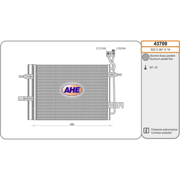 Cond  OPEL MERIVA 1 4/1 6/1 8 03-10