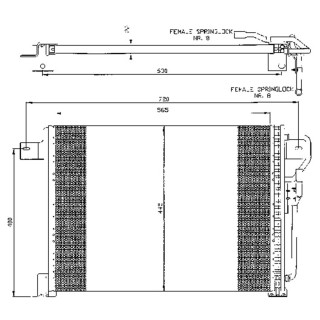 20300459  CONDENSADOR JEEP GRAND CHEROKEE