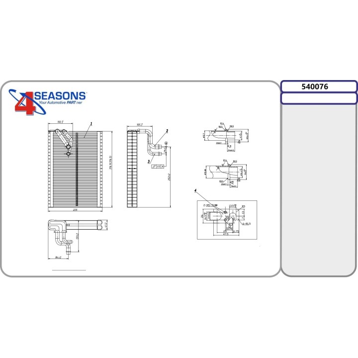 540076 Evap. CITROEN Berlingo 06.18-