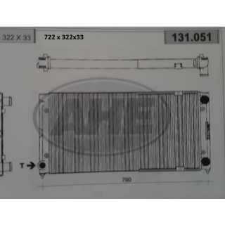 131051  RAD VOLKSWAGEN Passat III 1.6-1.8-2.0 M/AT AC