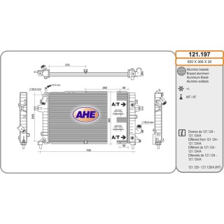 Rad  OPEL Astra H 1 9CDTi  /-AC M/AT 06 04-10 10