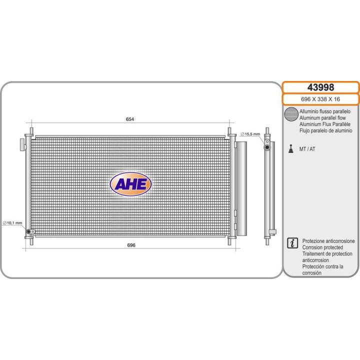 Cond  TOYOTA Auris 2 0D4-D 10 12-04 15