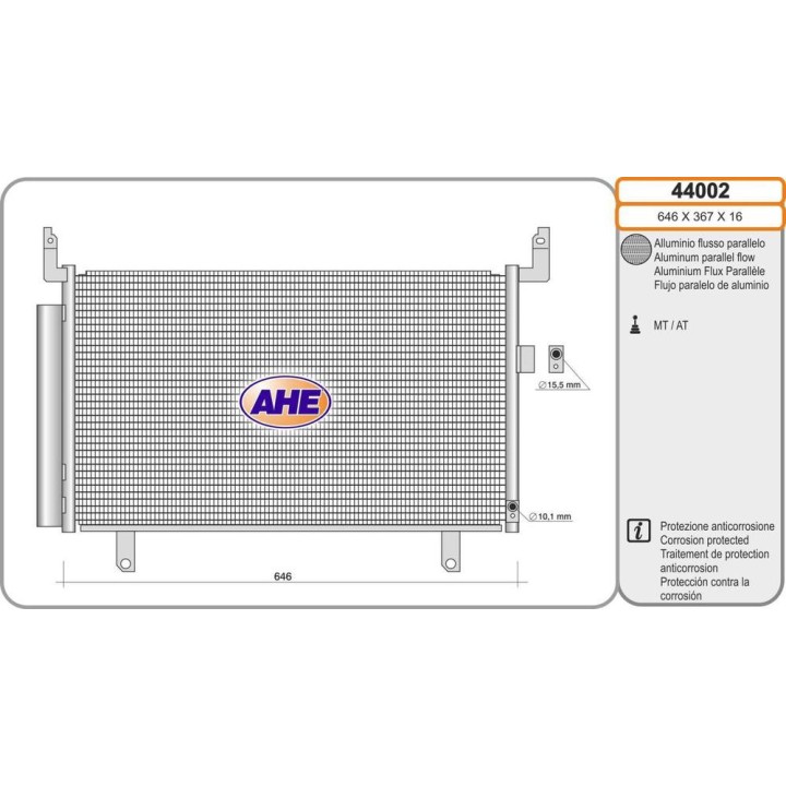 Cond  SUBARU Forester 01 19-