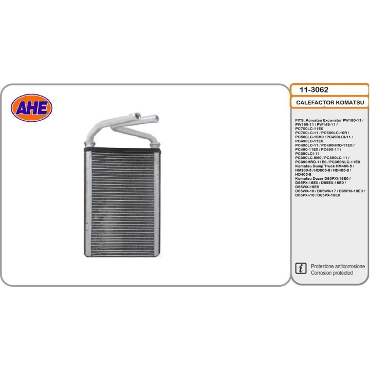 CALEFACTOR KOMATSU EXCAVATOR