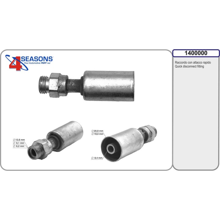 1400000  RACCORDO DRITTO C/CAMP