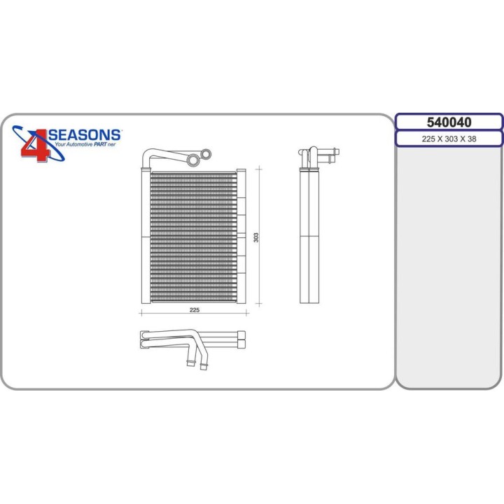 Evap  MERCEDES Classe C/CLS/E/EQC/G/GLC 12 13-