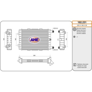 Rad  Int  AUDI/VW Q7/Q8/Tuareg 3 0TDi 04 18-