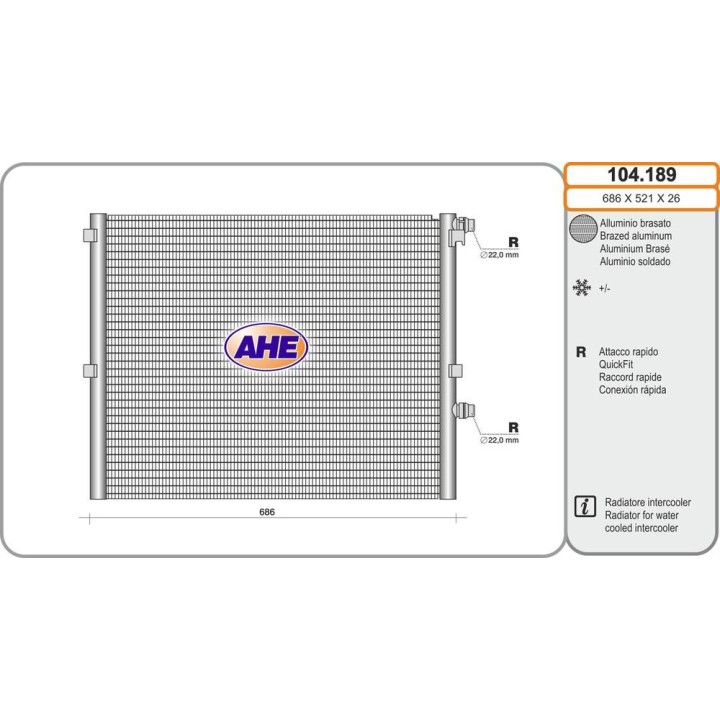 Rad  Int  BMW 520/530/540/545/630/640/730/740/745/