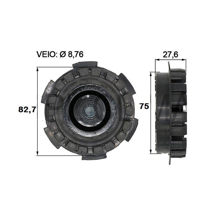 PLACA EMB NP 6SEU14C AUDI/VW