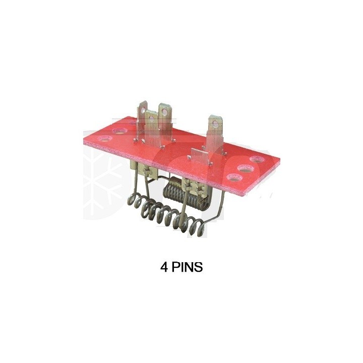 400023  RESISTENCIAS DE VENTILADOR UNIVERSAL 4PIN