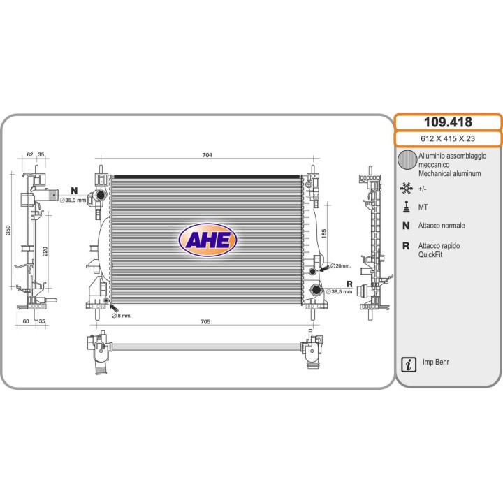 109418  ALFA ROMEO Giulietta (940) 1.4TB 120CV / 175CV