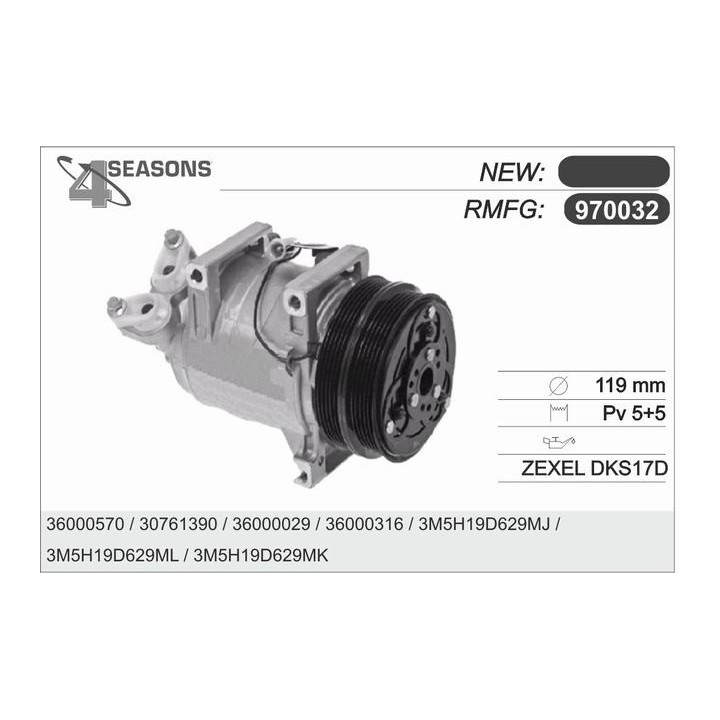 CMP  FORD C-Max / Focus II  DA   / Kuga