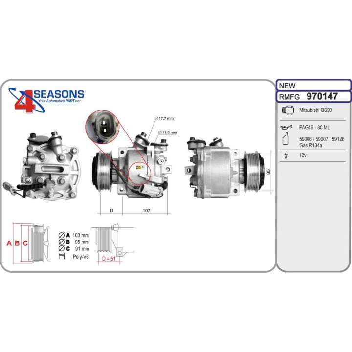 Cmp Rem CHEVROLET/OPEL Aveo/Trax/Adam/Mokka 1 2/1 