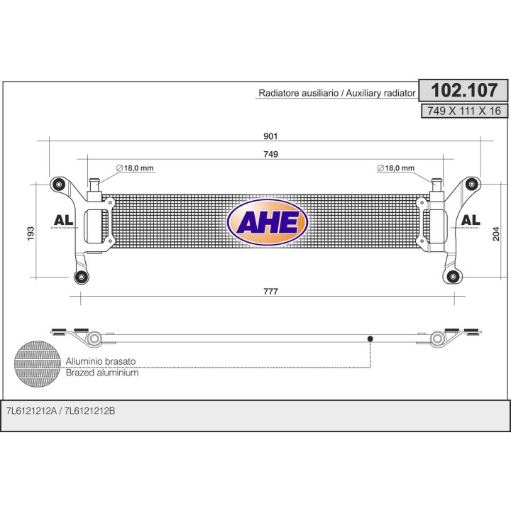 102107  RAD Aus. VOLKSWAGEN Touareg 5.0 V10 Tdi M/AT  02-