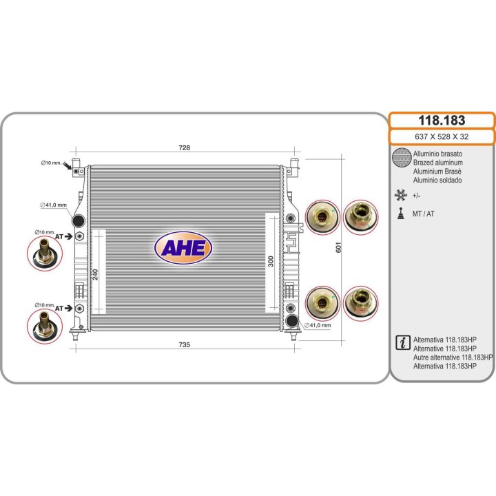 118183  MERCEDES W251 R 320 CDI GROSOR 26MM