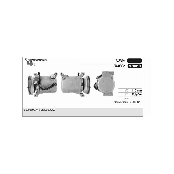 970019  CMP   SUZUKI Ignis/Wagon R+  1.3 -1.3 4WD 00-