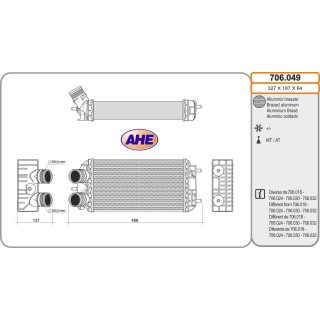 706049 Int. Citr/Opel/Peug DS3/Corsa F/Mokka/208/2008 1.2T/1.4T/1.5D 07.19-