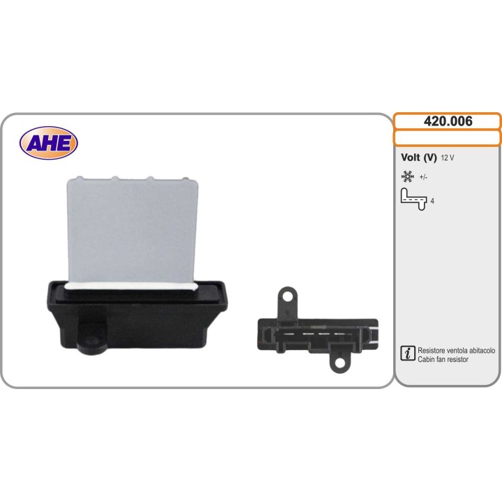 420006 Res. Vent. Ab. NISSAN Navara/Qashqai 11.06-